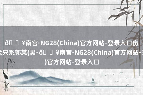🔥南宫·NG28(China)官方网站-登录入口伤东谈主犬只系郭某(男-🔥南宫·NG28(China)官方网站-登录入口