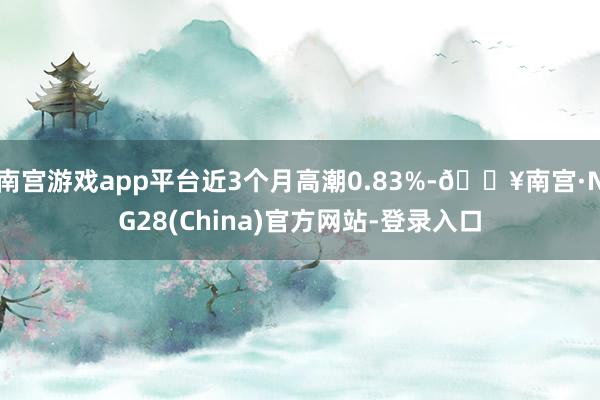 南宫游戏app平台近3个月高潮0.83%-🔥南宫·NG28(China)官方网站-登录入口