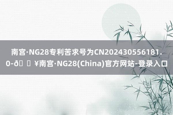 南宫·NG28专利苦求号为CN202430556181.0-🔥南宫·NG28(China)官方网站-