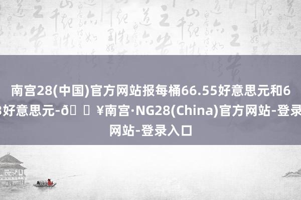 南宫28(中国)官方网站报每桶66.55好意思元和65.03好意思元-🔥南宫·NG28(China)