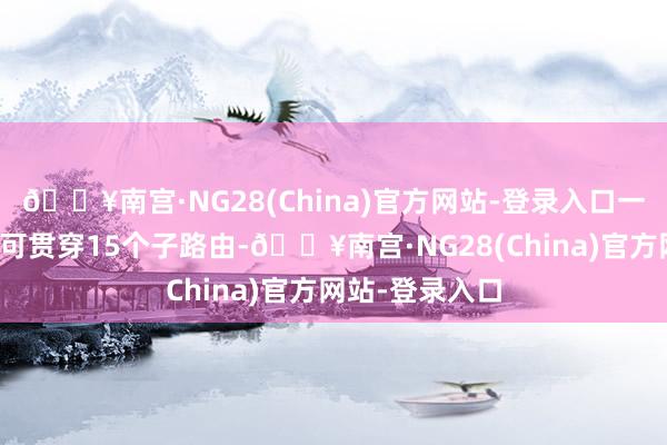 🔥南宫·NG28(China)官方网站-登录入口一个母路由最多可贯穿15个子路由-🔥南宫·NG28(
