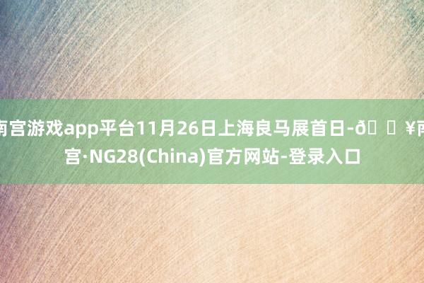 南宫游戏app平台11月26日上海良马展首日-🔥南宫·NG28(China)官方网站-登录入口