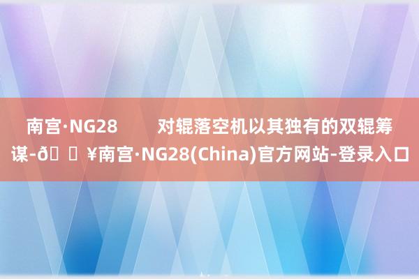 南宫·NG28        对辊落空机以其独有的双辊筹谋-🔥南宫·NG28(China)官方网站-登录入口